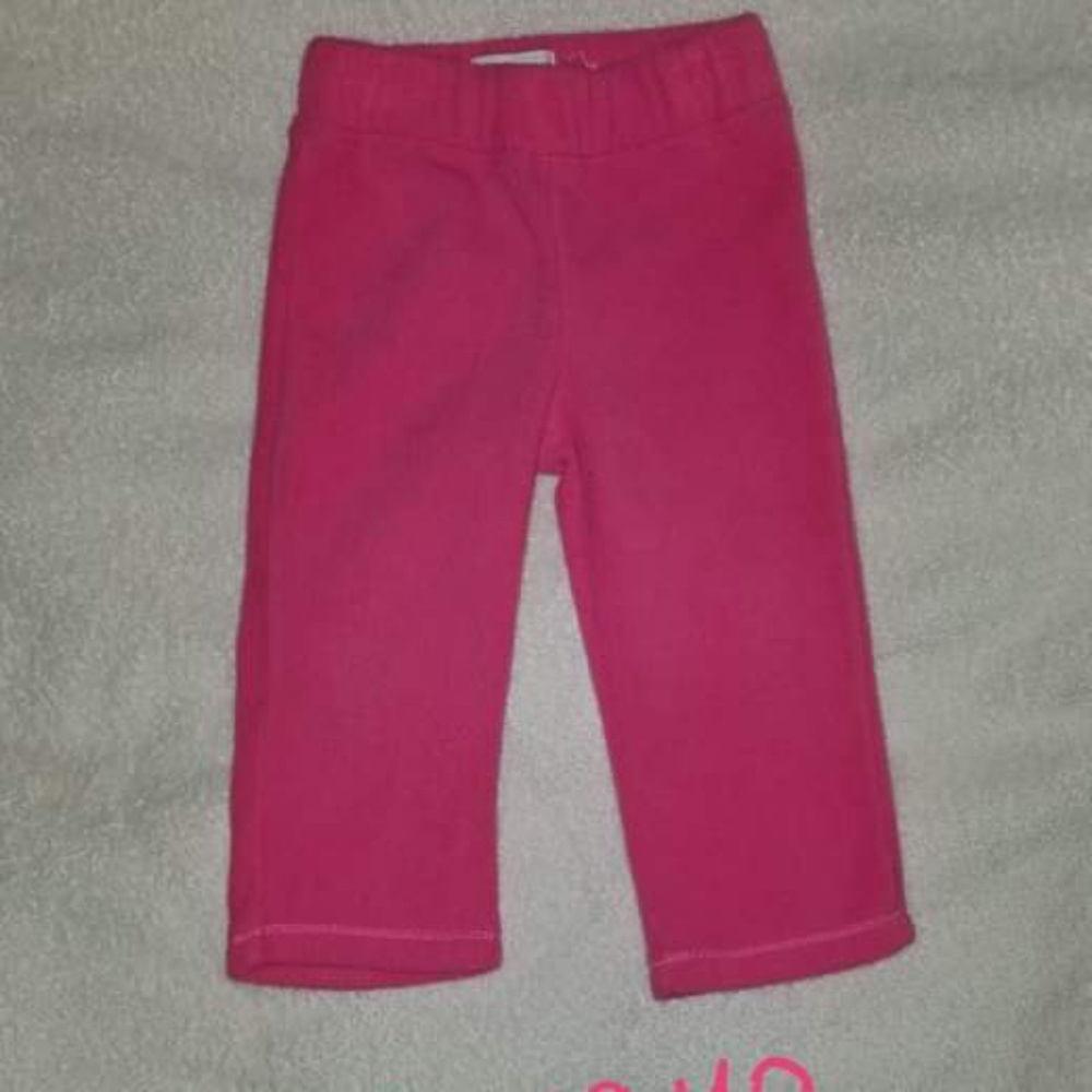 2 pc Pink Fleece pants and multicolored outfit